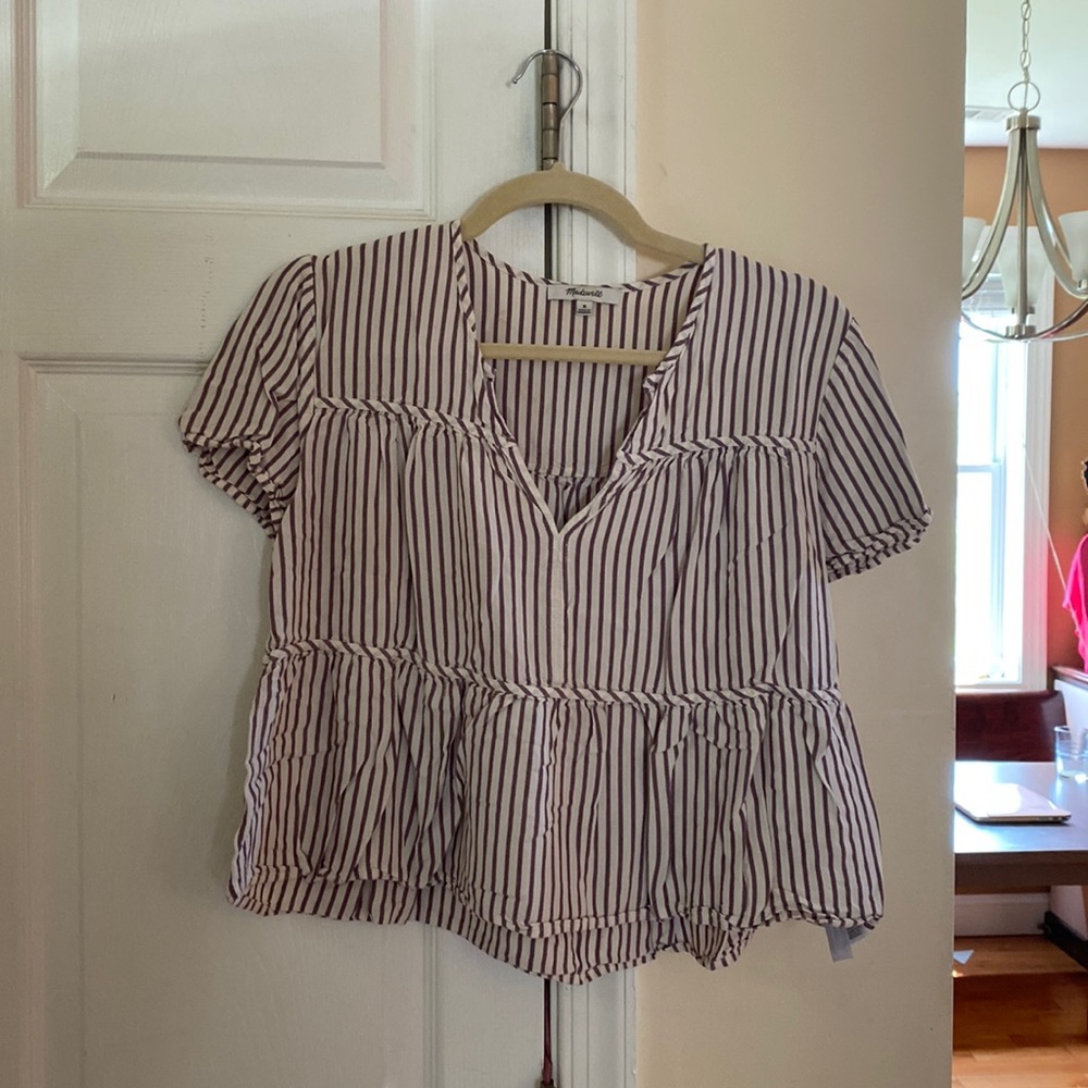 Madewell fun striped top